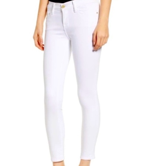 White stretch FRAME Denim jeans - Picture 1 of 12